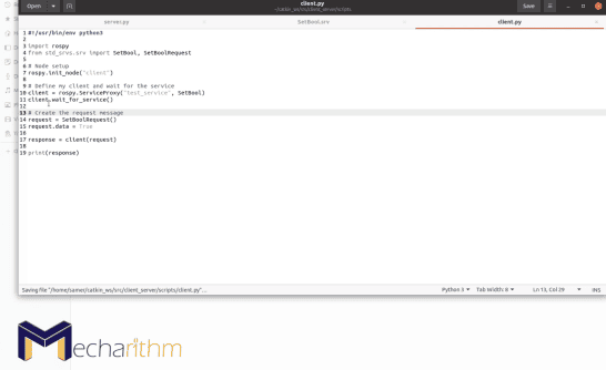ROS Services - Client