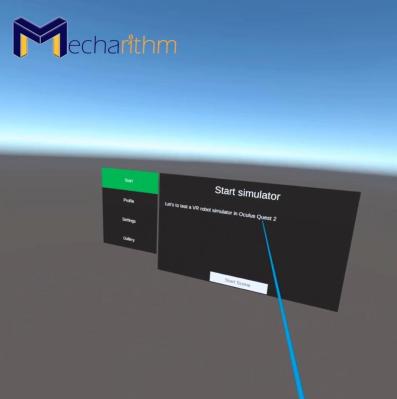 VR Robotics Simulator-UI in VR-photo-a