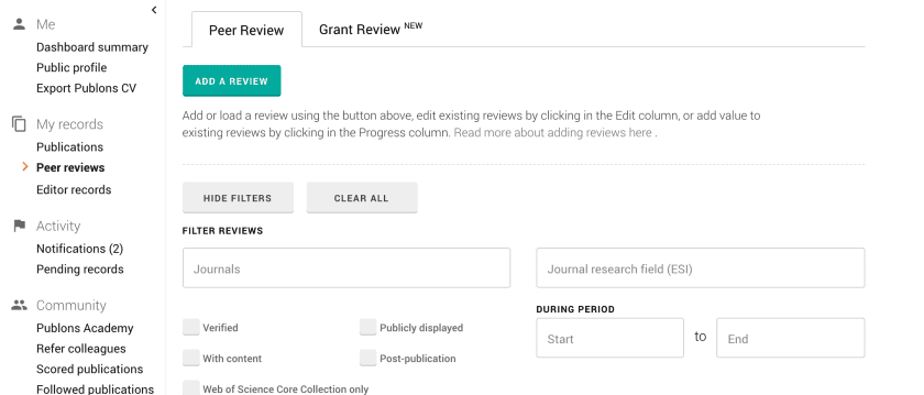 publons peer review
